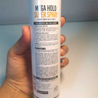 다슈코리아 다슈 포 맨 프리미엄 메가 홀드 슈퍼 스프레이 250ml — 5점을 준 리뷰어가 2019년 2월 올린 사용 사진