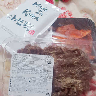 미티스트 더 맛있는 소담 소불고기 + 도담 돼지 불고기 — 5점을 준 리뷰어가 2019년 2월 올린 사용 사진