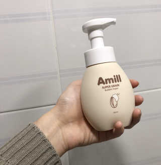에이밀 슈퍼 그레인 버블 폼 200ml — 4점을 준 리뷰어가 2019년 12월 올린 사용 사진