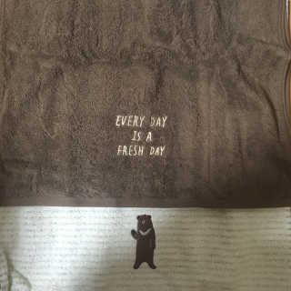 데일리라이크 타월 - Asiatic black bear — 3.83점을 준 리뷰어가 2017년 11월 올린 사용 사진