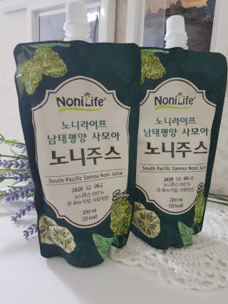 장수농가 남태평양 사모아 노니 원액 1L or 200mlx10팩 중 택 1 — 4점을 준 리뷰어가 2019년 1월 올린 사용 사진