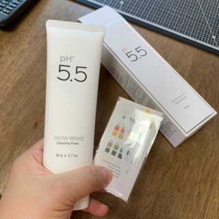 포므시 스노우화이트클렌징폼pH5.5 — 4점을 준 리뷰어가 2019년 8월 올린 사용 사진