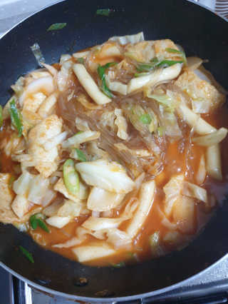 잠실맛집,홍코너떡볶이가우리집에[옛날맛,짜장맛옵션] — 5점을 준 리뷰어가 2019년 12월 올린 사용 사진