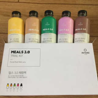 인테이크 밀스 3.0 Trial Kit(보틀형 5종) — 3점을 준 리뷰어가 2017년 4월 올린 사용 사진