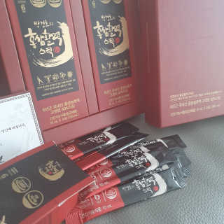 메이준뉴트리 박경호의 홍삼활력스틱 10ml x 30포 — 5점을 준 리뷰어가 2020년 2월 올린 사용 사진