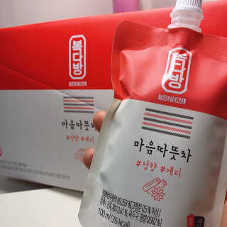 자연원 복다방 2종 100ml 10포씩 — 4점을 준 리뷰어가 2018년 12월 올린 사용 사진