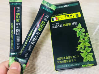 로하스웰 프랑스산 레몬밤 분말 — 5점을 준 리뷰어가 2018년 6월 올린 사용 사진