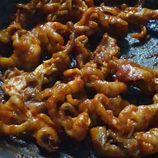 수월한 매운불닭발 350g — 2.5점을 준 리뷰어가 2019년 4월 올린 사용 사진