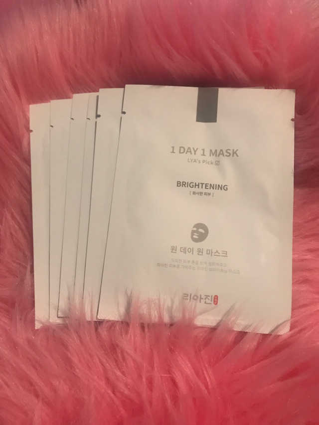 LYAJIN 1 일 1 팩 마스크 팩 - 3 종류 리뷰 사진
