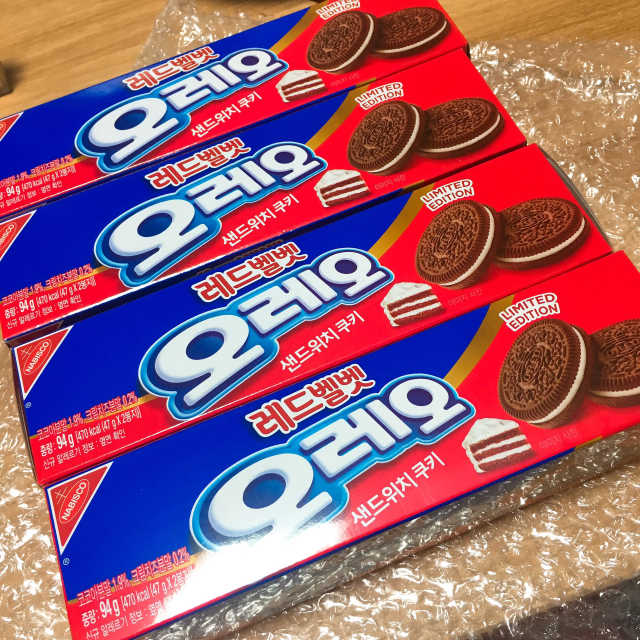 오레오 레드벨벳_영상체험단 리뷰 사진