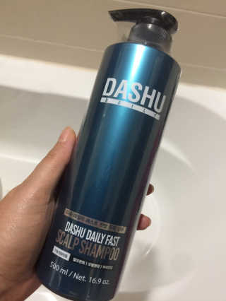 다슈코리아 다슈 데일리 패스트 한방 두피 샴푸 500ml — 5점을 준 리뷰어가 2020년 2월 올린 사용 사진