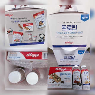 켈로그 프로틴바 멀티팩+프로틴 그래놀라 쉐이크 2종 — 5점을 준 리뷰어가 2020년 1월 올린 사용 사진