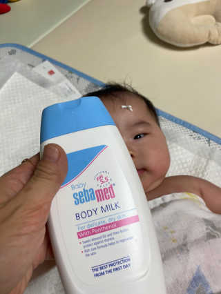세바메드 베이비 바디밀크 200ml — 4점을 준 리뷰어가 2019년 12월 올린 사용 사진