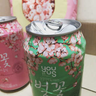 GS25 벚꽃 팝콘 + 벚꽃스파클링 + 벚꽃 청포도 에이드 — 3.67점을 준 리뷰어가 2018년 3월 올린 사용 사진