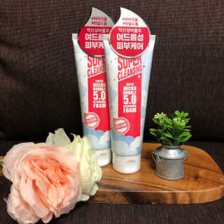미팩토리 슈퍼 마이크로 버블 5.0 클렌징 폼 X 2EA — 4점을 준 리뷰어가 2019년 6월 올린 사용 사진