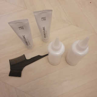 (주)에네스티 미스랩 더블 클리닉 헤어 컬러 크림 — 5점을 준 리뷰어가 2019년 9월 올린 사용 사진