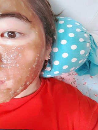 23years old 카카오 에너지 모델링 마스크 — 2.5점을 준 리뷰어가 2017년 2월 올린 사용 사진