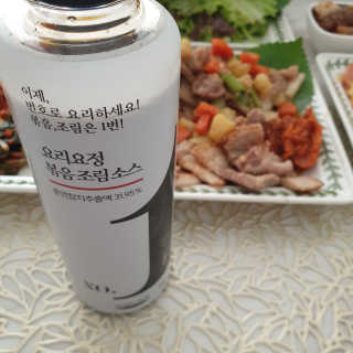 요요랩 요리요정 NO.1 볶음조림소스 420ml — 4점을 준 리뷰어가 2019년 10월 올린 사용 사진