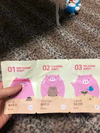 미팩토리 3단 돼지코팩 3매입 X 2 — 4점을 준 리뷰어가 2018년 2월 올린 사용 사진