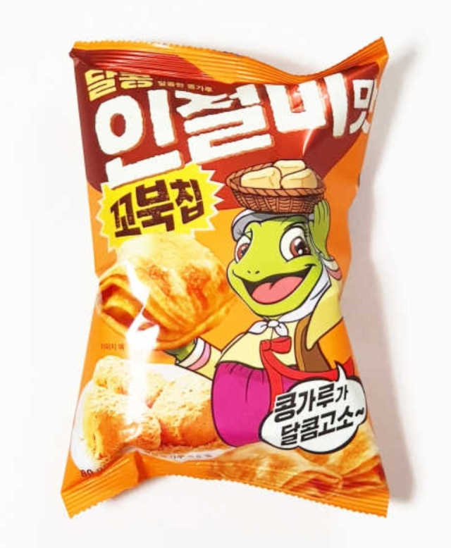 꼬북칩 달콩인절미맛 12봉지 리뷰 사진