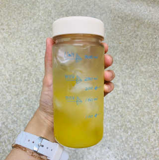 장수농가 리얼깔라만시 원샷 50ml 10팩+보틀 — 5점을 준 리뷰어가 2019년 5월 올린 사용 사진