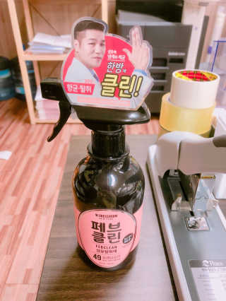 더블유드레스룸 페브클린 500ml — 5점을 준 리뷰어가 2018년 8월 올린 사용 사진