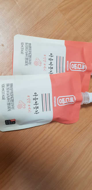 자연원 복다방 2종 100ml 10포씩 — 4.67점을 준 리뷰어가 2018년 12월 올린 사용 사진