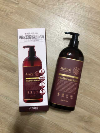 아미니 비노테라 오일워시 400ml 대용량 — 5점을 준 리뷰어가 2019년 9월 올린 사용 사진