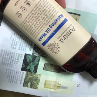 아미니 오일워시 시리즈 400ml（3종 중 1종 랜덤발송 — 4점을 준 리뷰어가 2019년 8월 올린 사용 사진