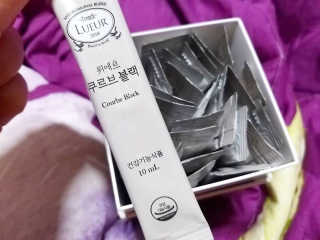 [하우투잇] 뤼에르 쿠르브 블랙 10ml x 30포 총 300ml — 3점을 준 리뷰어가 2020년 3월 올린 사용 사진