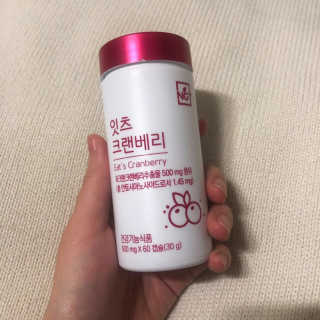 네츄럴굿띵스 잇츠 크랜베리 1병 30일분 — 4.5점을 준 리뷰어가 2019년 10월 올린 사용 사진
