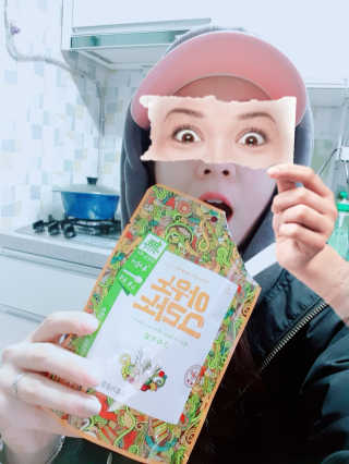아우노그라노 오리지날, 진짜 베리, 진짜 카카오 — 5점을 준 리뷰어가 2018년 3월 올린 사용 사진