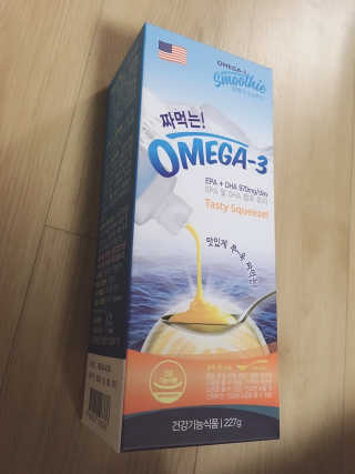 오메가-3스무디 [오메가스무디] 짜먹는 오메가3 DHA 임산부 어린이 — 5점을 준 리뷰어가 2019년 3월 올린 사용 사진