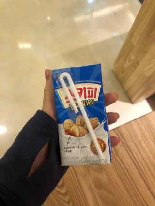 스키피피넛우유 스키피 피넛버터우유 — 3점을 준 리뷰어가 2019년 11월 올린 사용 사진