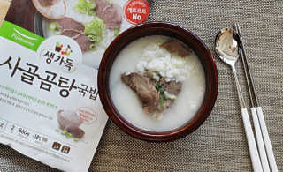 [풀무원] 사골곰탕국밥 황태해장국밥 — 4.67점을 준 리뷰어가 2018년 5월 올린 사용 사진