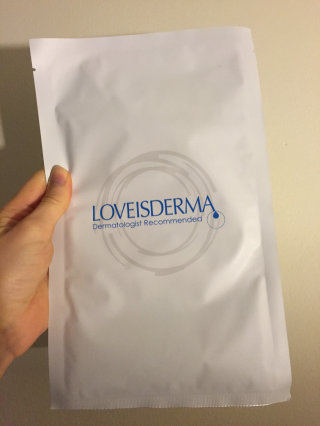 대만LOVEISDERMA LOVEISDERMA 마스크팩 — 5점을 준 리뷰어가 2016년 9월 올린 사용 사진