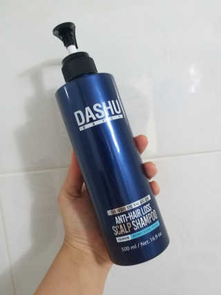 다슈코리아 다슈 데일리 단백질 한방 두피 골드 샴푸 500ml — 5점을 준 리뷰어가 2020년 1월 올린 사용 사진