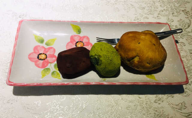 착한떡  초코찹쌀떡,녹차찹쌀떡,바게트떡 세트 리뷰 사진