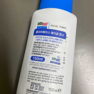 세바메드 클리어페이스 딥클렌징 페이셜 토너 — 4점을 준 리뷰어가 2020년 1월 올린 사용 사진