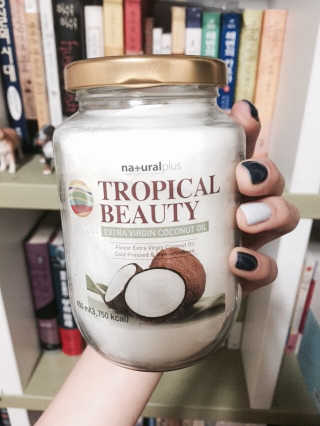 트로피칼뷰티 엑스트라버진 코코넛오일 450ml — 3.5점을 준 리뷰어가 2017년 2월 올린 사용 사진