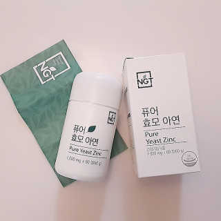 네츄럴굿띵스 퓨어 효모 아연 60일분 — 5점을 준 리뷰어가 2018년 9월 올린 사용 사진