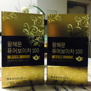 넥스트비티 왕혜문 퓨어 보이차 100 골드라벨 — 5점을 준 리뷰어가 2017년 12월 올린 사용 사진