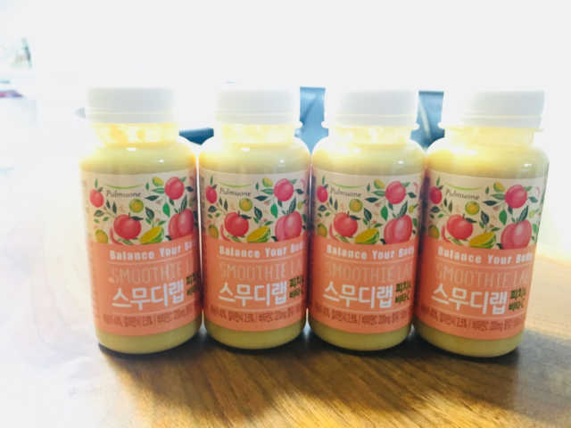 스무디랩 피치&비타 리뷰 사진