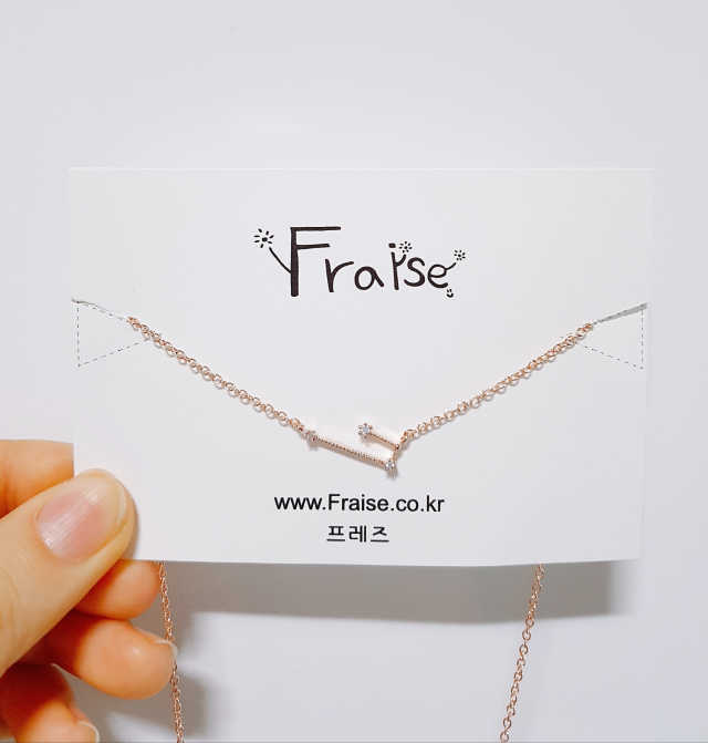 프레즈 별자리 목걸이 리뷰 사진