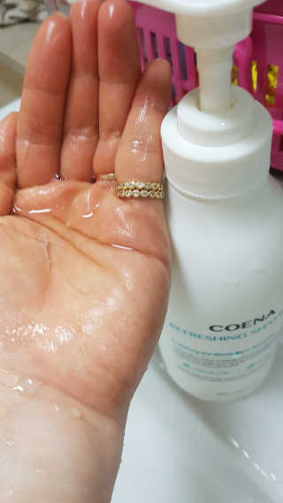 코에나샴푸 500ml — 4점을 준 리뷰어가 2019년 8월 올린 사용 사진