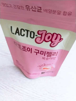 락토조이 구미젤리 복숭아맛 — 4점을 준 리뷰어가 2019년 10월 올린 사용 사진