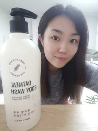 (주)에네스티 내추럴 촉촉  오트밀 바디워시 500ml — 5점을 준 리뷰어가 2019년 12월 올린 사용 사진