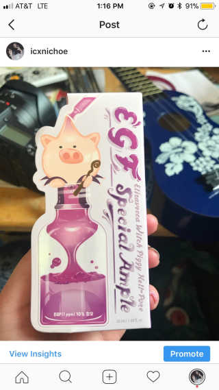 엘리자베카 Elizavecca Witch Piggy Hell-pore EGF 스페셜 앰플 — 4.67점을 준 리뷰어가 2018년 4월 올린 사용 사진