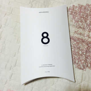 누메로 8 클리어링 모이스처 마스크팩 — 4점을 준 리뷰어가 2016년 12월 올린 사용 사진