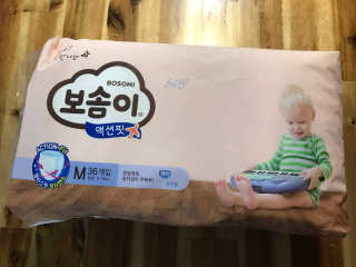 보솜이 액션핏 팬티형 — 5점을 준 리뷰어가 2019년 3월 올린 사용 사진